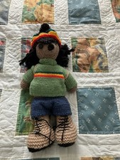 Hand Knitted Soft Toy Postman