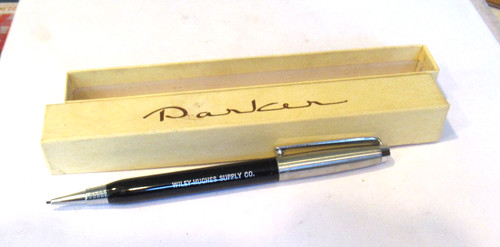 Vtg parker black silver - &,
