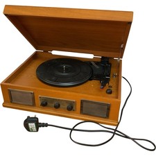 Vintage Look Wooden Record