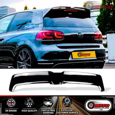 VW Golf MK6 GTI GTD R20 Rear Roof Boot Spoiler Gloss Black Oettinger Style 08-13