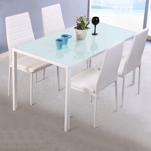 High gloss glass - dining, table