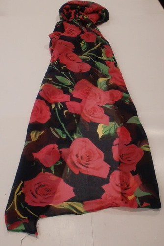 Roses design chiffon - roses,