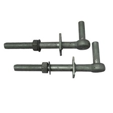 Galvanised field gate hook - field, to