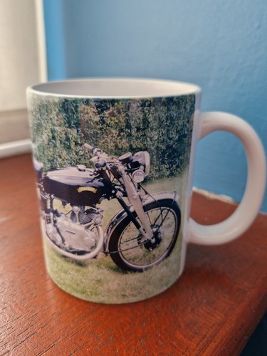 Vincent motorbike mug - , vintage