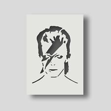 Reusable David Bowie stencil