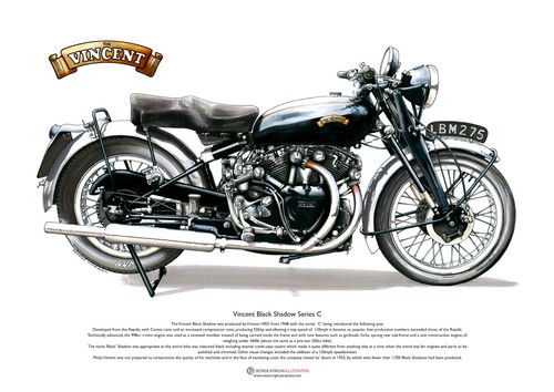 Vincent black shadow - series, c