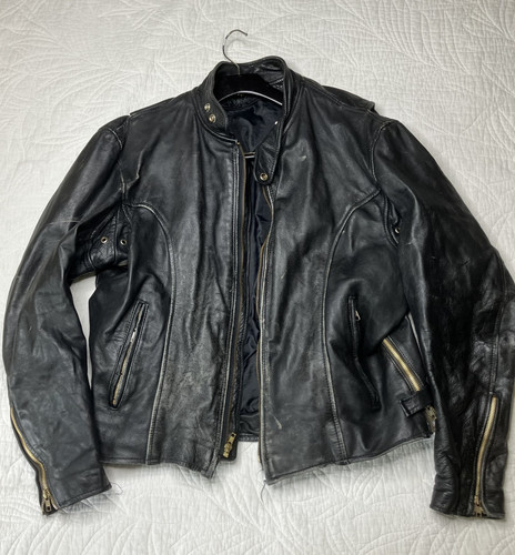 Vintage 60s 70s - black, leather