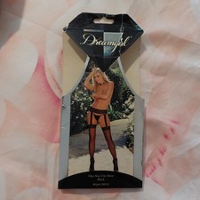 Ladies Dreamgirl suspender stockings in black one size bnwot