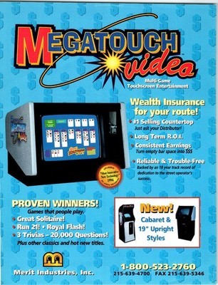 1994 megatouch video arcade - 1994,