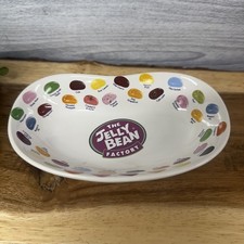 Jelly Bean Factory Jelly Beans Bowl Ceramic Serving Bowl With Flavours VGC