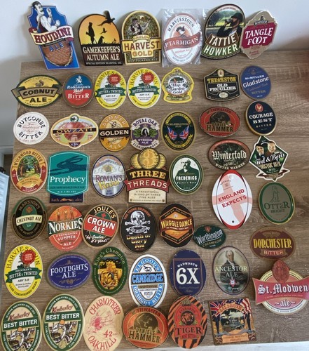 Vintage beer ale pump clips - ale,