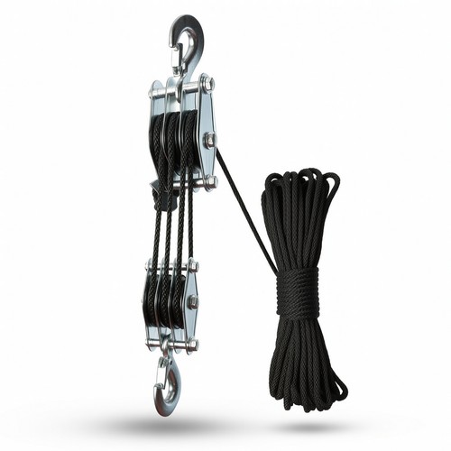 Rope pulley hoist - pulley, smooth