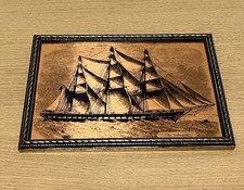 Copper Etched Framed Picture