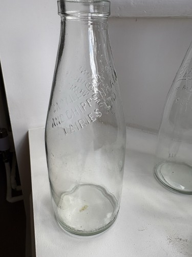 Vintage embossed glass - vintage, milk