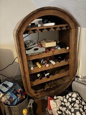 TUCAN FURNITURE Wooden Wine Rack, Solid Pine, Barrel Style, Mexican - CS M27