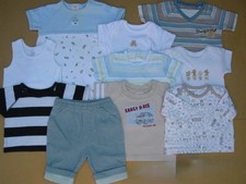 Baby Boy's 0-3M Summer Clothes Bundle - Mothercare, George, Mini Mode, Early Day