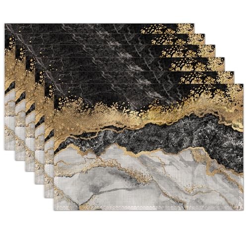Placemats set washable - set, 6