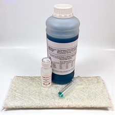 Fibreglass Repair Kit 1kg, Resin, Catalyst Hardener, Syringe, Matt 10sqft (1sqm)