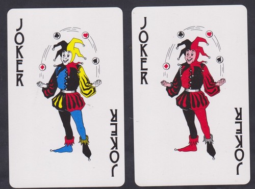 Jokers single playing cards - 2,