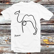Picasso Camel One Line Drawing Art T Shirt B860