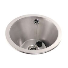 Stainless Steel Inset-counter top hand wash sink Dia.310mmx140mm deep 