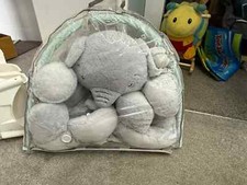 Baby soft grey Mamas and Papas elephant play gym