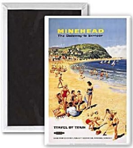 Minehead beach - beach, ad.)