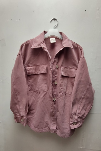 Pull bear denim rose pink - denim,