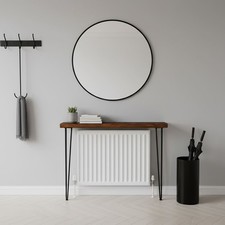 Console table radiator rustic - console,
