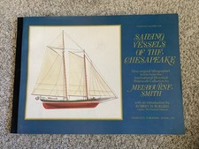 Vtg Sailing Vessels of Chesapeake Lithograph Poster Art Print Book V1 4 Prints