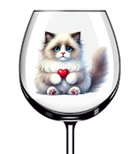 12x ragdoll cat kitten vinyl - 12x,