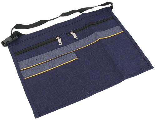 Multi pocket denim money bag - multi,