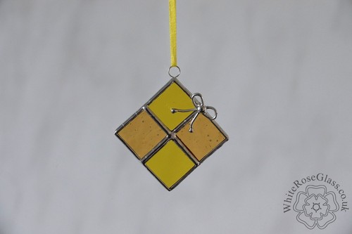 Stained glass window hanger - glass,