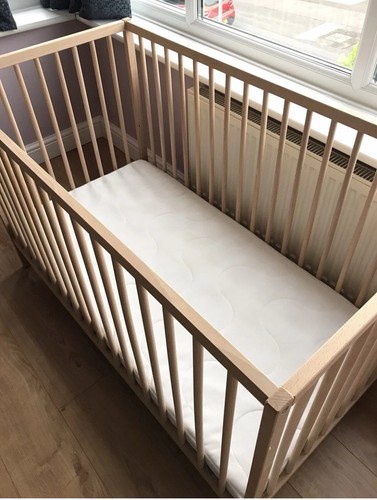 Ikea cot bed 60x120cm - cot,