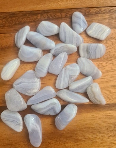 Natural blue lace agate - natural,