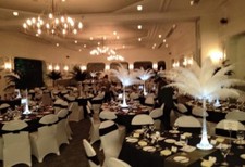 Wedding Party Event Hire Ostrich Feather Centrepiece Hire School Prom Awards