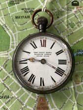 “The Daily News” Gun Metal Roskopf Pocket Watch, montre, orologio da tasca