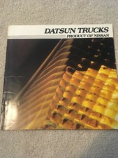 1982 Datsun Trucks Showroom Brochure