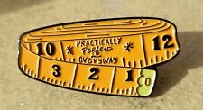 Mary Poppins Metal Enamel Pin Badge Brooch Tape Measure Practically Perfect 
