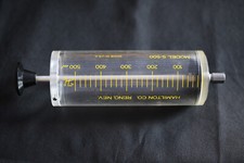 Hamilton 500 mL Super Syringe Model S0500 TLL, PTFE Luer Lock