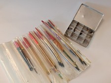 Job Lot - Assorted Vintage Fishing Floats / Quill / Hooks / Flies (B2406)