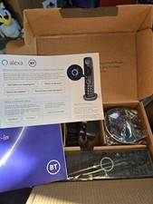 BT Advanced Digital Home Phone Black Handset with Wireless and Alexa