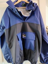 Vass-Tex 350 Heavy Duty Team Vass Smock BLUE - Waterproof, Windproof. Size Large
