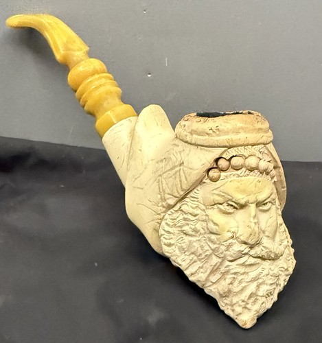 Meerschaum hand carved figural - meerschaum,