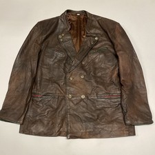 Vintage Leather Jacket Mens