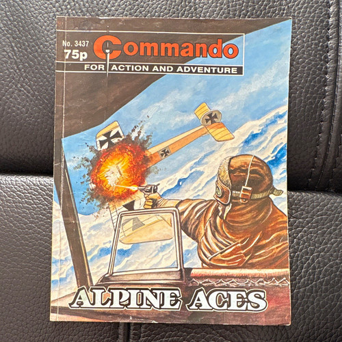 Commando comic book alpine - book,