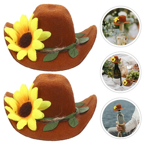 Pcs hats bottle topper - 2,