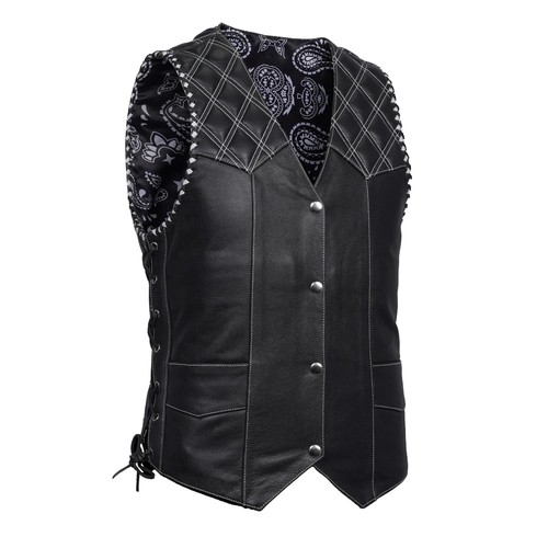 Men western style biker - western,