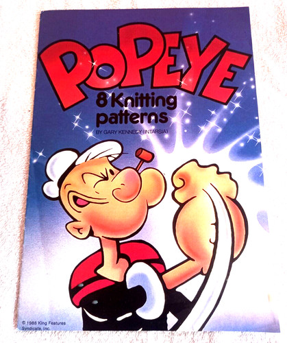 Popeye vintage knitting - vintage,