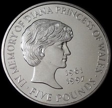 UK 5 Pounds 1999 Elizabeth II